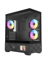 RaidMax AirFlow Diagram I803 Tempered Glass Black