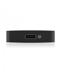 Raidsonic 4 Port Hub USB Type-C connection and PD port