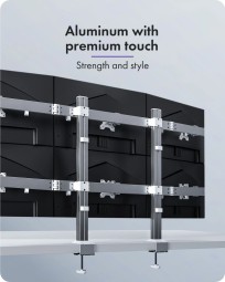 Raidsonic IB-MS666-T6 Diamond Stand 666 Monitor stand for 6 monitors up to 32