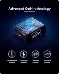 Raidsonic IcyBox GaN Charging Station with LCD-TFT display and up to 240 W