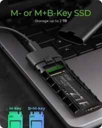 Raidsonic IcyBox IB-1806MT-CU31 M.2 NVMe enclosure with USB 3.2 Gen 2 Type-C