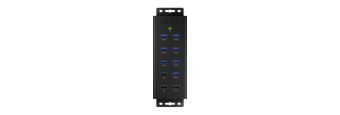 Raidsonic IcyBox IB-HUB1703-QC3 7 port USB 3.0 Hub with 3 charge ports