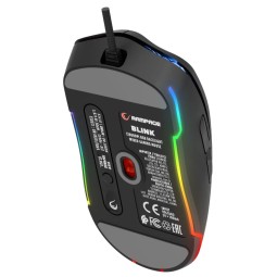 Rampage Blink Wired Gaming Mouse Black