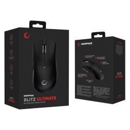Rampage Blitz Ultimate 8K Gaming Wireless Mouse Black