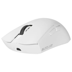 Rampage Blitz Ultimate 8K Gaming Wireless Mouse White