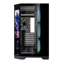 Rampage NOVA V2 RGB Tempered Glass Black