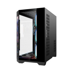 Rampage NOVA V2 RGB Tempered Glass Black