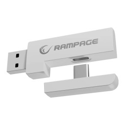 Rampage Retsu Wireless Bluetooth Gaming Headset White/Grey