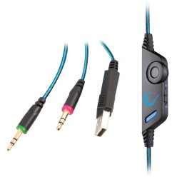 Rampage Rivia G20 Gaming headset Black/Blue