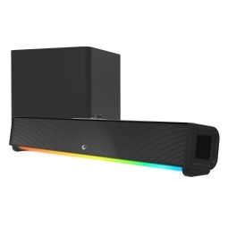 Rampage RM-1 SoundWave Plus 2.1 RGB Speaker Black