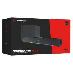 Rampage RM-1 SoundWave Plus 2.1 RGB Speaker Black