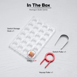 Redragon A113 Bullet-QL Tactile Mechanical Switch (24db)