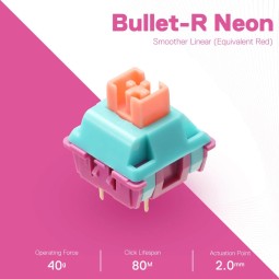 Redragon A113 Bullet-R Linear Mechanical Switch (24db)