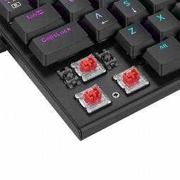 Redragon Anivia, wired mechanical keyboard,RGB, red switch Black HU