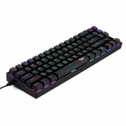 Redragon Deimos, Wired & Wireless Mechanical keyboard, RGB, brown switch Black HU