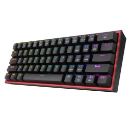 Redragon Fizz RGB, wired mechanical keyboard,RGB, red switch Black HU