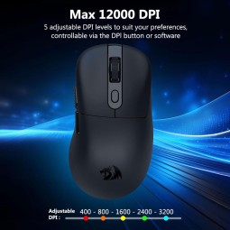 Redragon M818-STD Wireless Bluetooth Gaming Mouse Black