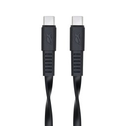 RivaCase PS6005 BK12 ENG Type-C / Type-C Cable, 1,2m Black