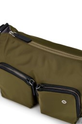 Samsonite Blazing Shoulder Bag 2 Comp Olive Green