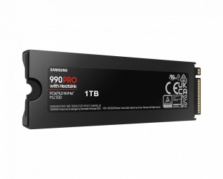 Samsung 1TB M.2 2280 NVMe 990 Pro with Heatsink