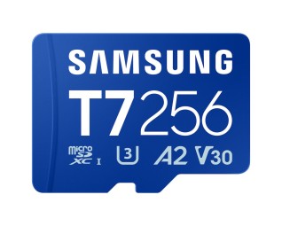 Samsung 256GB microSDXC T7 Class10 U3 V30 A2 adapter nélkül