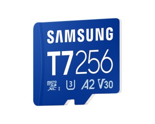 Samsung 256GB microSDXC T7 Class10 U3 V30 A2 adapter nélkül