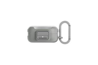Samsung Galaxy Buds4/Buds4 Pro Clip Case with Carabiner Gray