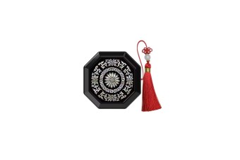 Samsung Galaxy Buds4/Buds4 Pro Heritage Flower Case Black