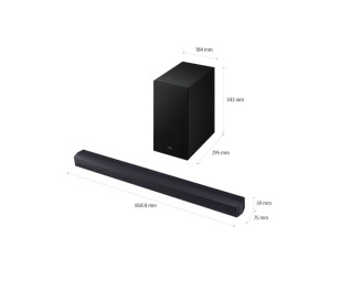 Samsung HW-B450F (2025) 2.1 SoundBar Black