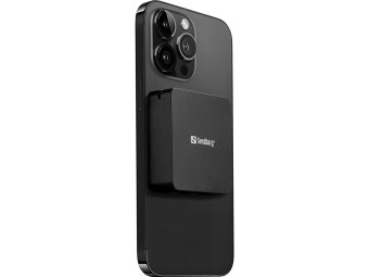 Sandberg Magnet 3in1 5000mAh Wireless PowerBank Black