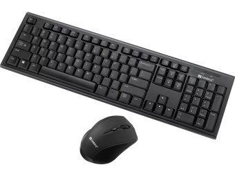 Sandberg Office DesktopSet INT Wireless Keyboard Combo Black HU
