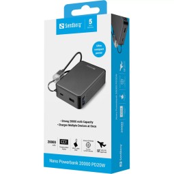Sandberg SANDBERG Nano Powerbank 20000 PD20W