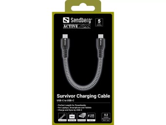 Sandberg Survivor Cable 0,2m Black