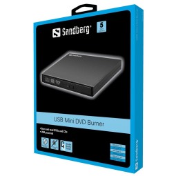 Sandberg 133-66 USB DVD-Writer Black