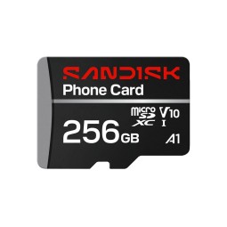 Sandisk 256GB microSDXC Phone Card U1 V10 A1 adapter nélkül