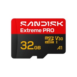 Sandisk 32GB microSDXC Extreme Pro UHS-I V30 A1 adapter nélkül