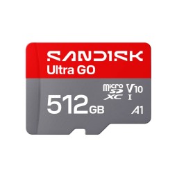 Sandisk 512GB microSDXC Ultra GO UHS-I V10 A1 adapter nélkül
