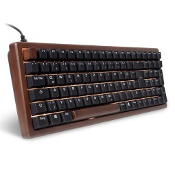 Sharkoon Skiller SGK50 S2 Wood PBT Gaming Keyboard Brown/Black US