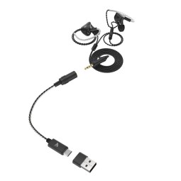 Sharkoon Stealthbite IEM Headset Black
