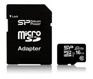 Silicon Power 16GB Micro Secure Digital Card Elite UHS-I + adapterrel