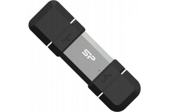 Silicon Power 64GB Mobile C51 OTG USB3.1 Black/Silver