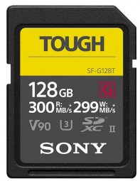 Sony 128GB SDXC Tough UHS-II CL10 U3 V90