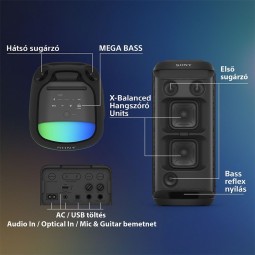 Sony XV800 X-Series Wireless Party Speaker Black