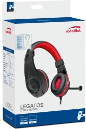 Speedlink Legatos Gaming Headset Black/Red