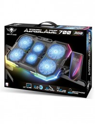 Spirit Of Gamer AirBlade 700 RGB Notebook Coler Black