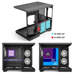 Spirit Of Gamer Viper CRX Tempered Glass Black
