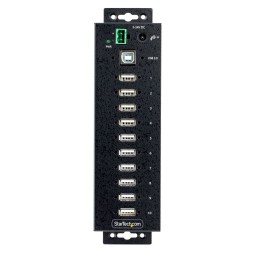 Startech 10-portos USB2.0 HUB Black