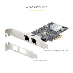 Startech 2-Port 2.5Gbps NBASE-T PCIe Network Card
