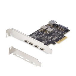 Startech 5-Port USB PCIe Card, USB 3.2 10Gbps, PCI Express Card with 4x USB-C Ports, 1x USB-A Internal Port