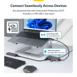 Startech 5-portos USB3.2 HUB Space Gray